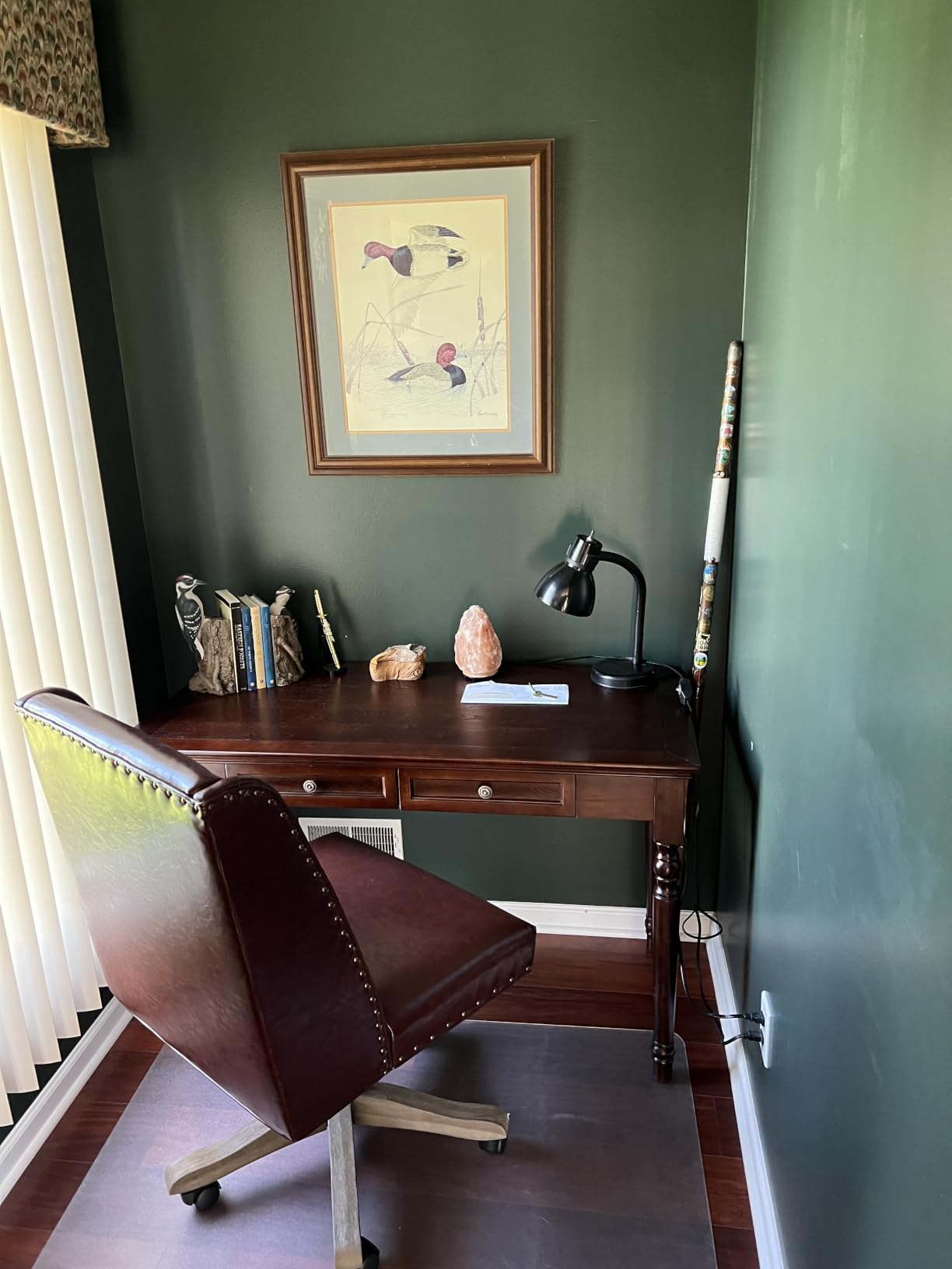 Walnut Writing Desks with Drawers, 47