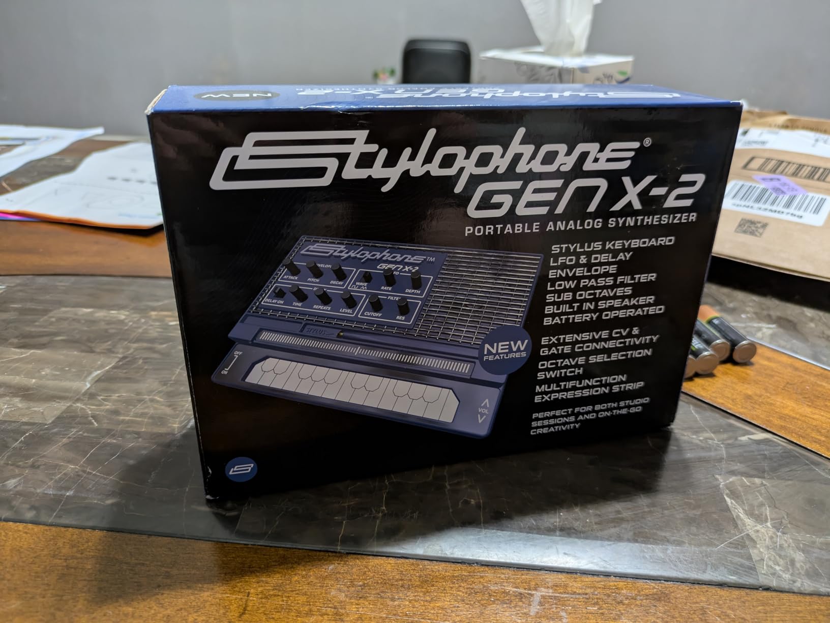 Stylophone GENX-2 Portable Analogue Synthesizer with Built-in Speaker, LFO, Filter, Analogue Delay and CV/Gate Output | Synthesizer Keyboard | Synth Musical Instrument customer photo 1