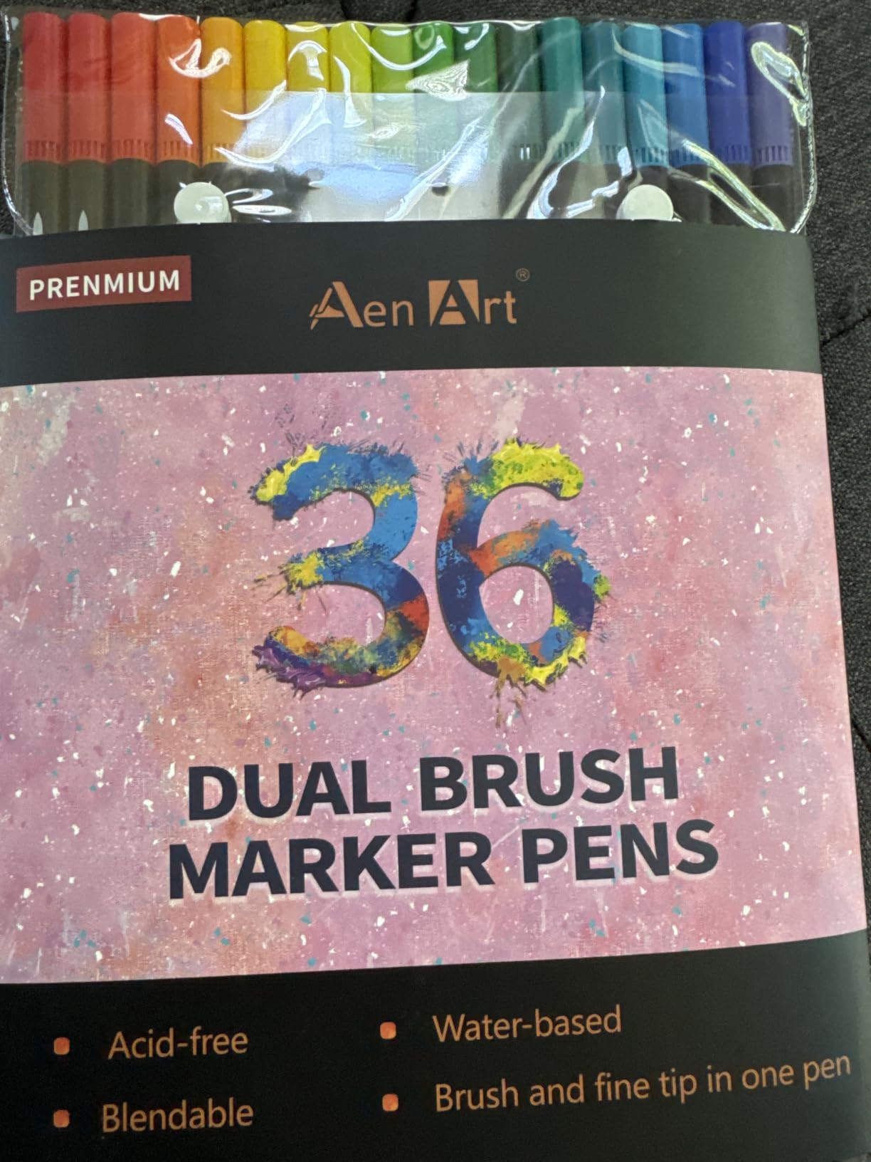 120 Colors Dual Tip Brush Pens Art Markers for Adult Coloring Books, Artist Drawing Sketch Markers Set with Fine & Brush Tip customer photo 1