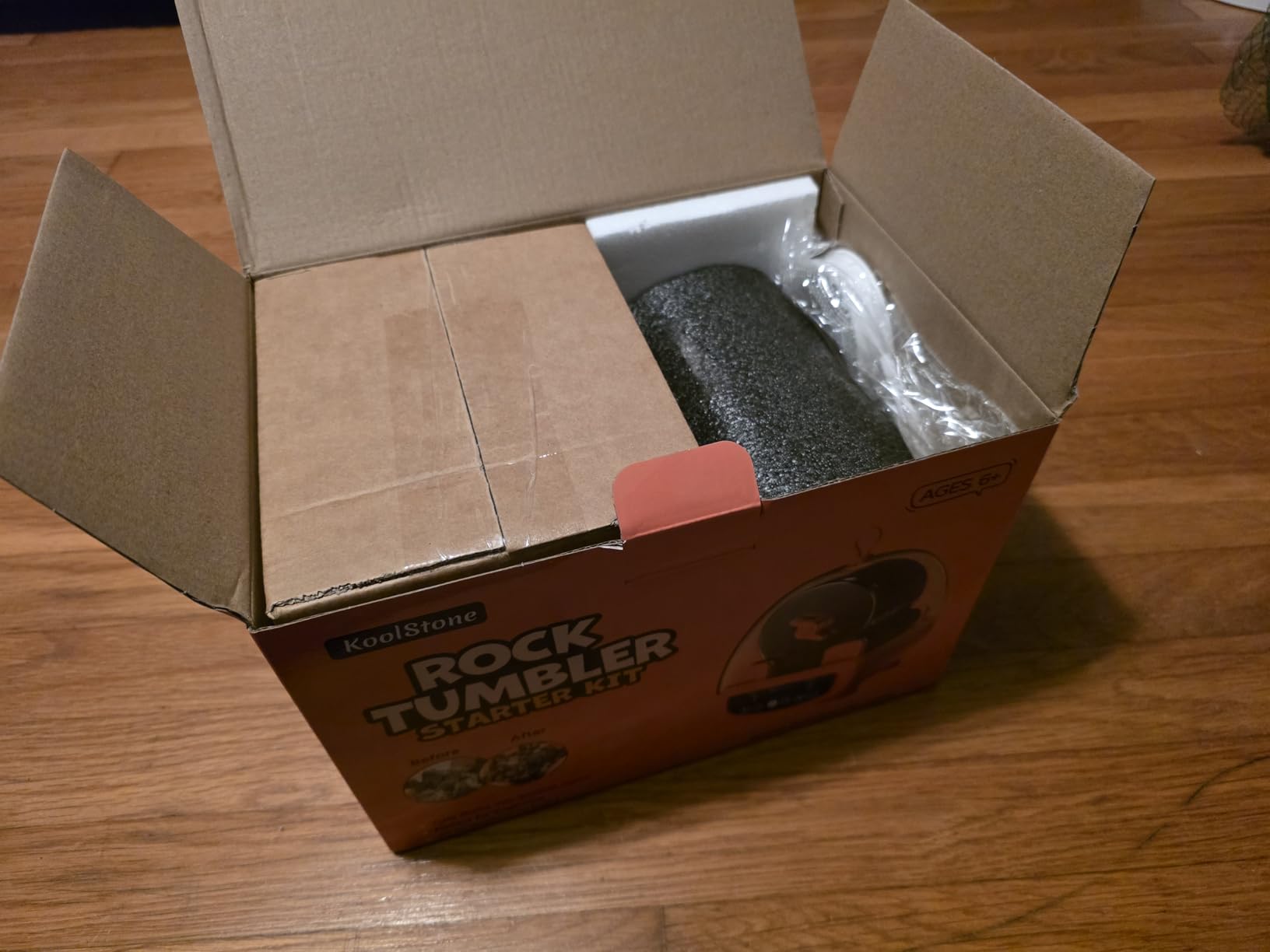 C5 Starter Rock Tumbler Kit - Durable Leak-Proof Rock Polisher - Complete Rock Tumbling Kit with 4-Stage Silicon Carbide Grit - Adjustable Timer & Speed with Memory Function customer photo 1