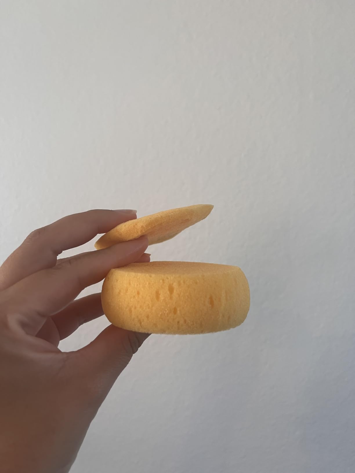 12 Pcs Pottery Sponges, 2.75 inch Yellow Round Sponges for Clay Art, Painting & Crafts, Tack Cleaning Sponges for Household & Leather Care customer photo 1
