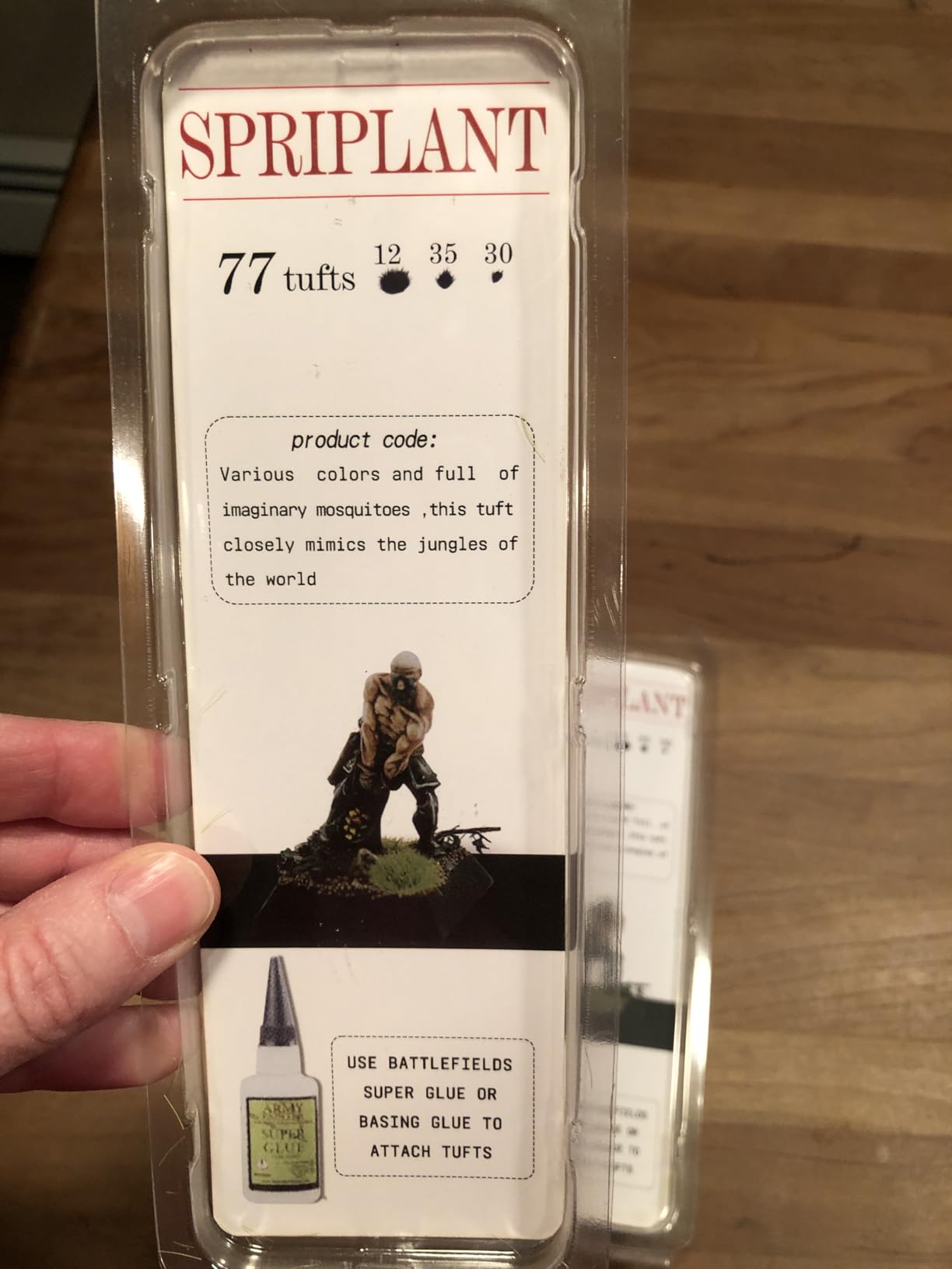 Tufts - Battlefield 154 Pcs, 3 Sizes -Terrain Model Kit for Miniature Bases & Model Grass Tufts -Diorama Supplies & Diorama Grass for Mini Basing & Gaming Scenery (Withered Winter Grass) customer photo 1