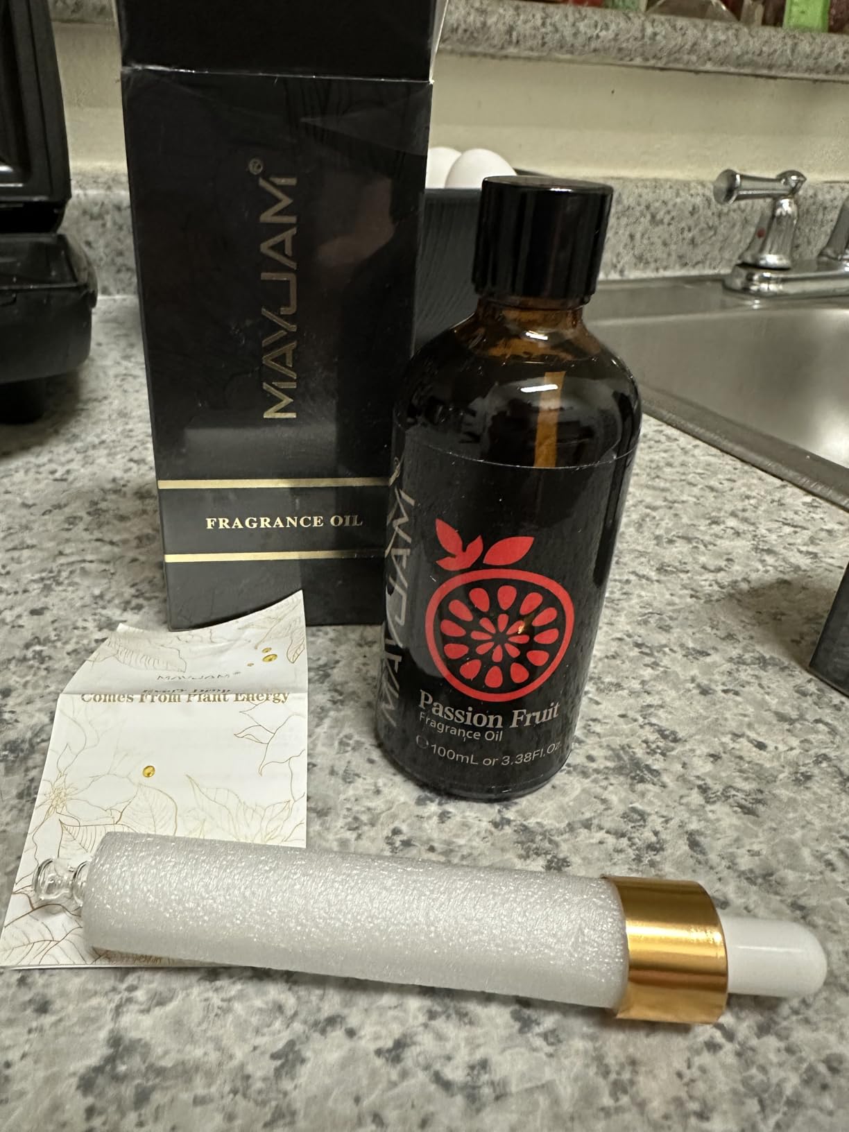 MAYJAM Cashmere Vanilla Fragrance Oil for Diffusers for Home, 3.38FL.OZ | Long Lasting Scents Diffuser Oil, Essential Oils for Soap Candle Making customer photo 1