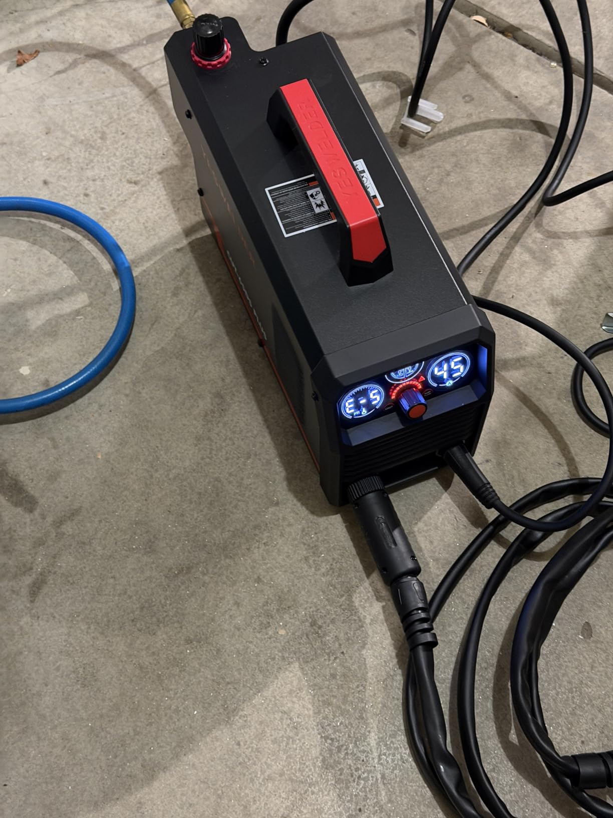 YESWELDER CUT-65DS PLUS Plasma Cutter, 4-in-1 Non-HF Pilot Arc, 110/220V | Plate Cutting, Grid Cutting, Gouging, and Marking Versatility, ETL Certified, IP21 Rating customer photo 1