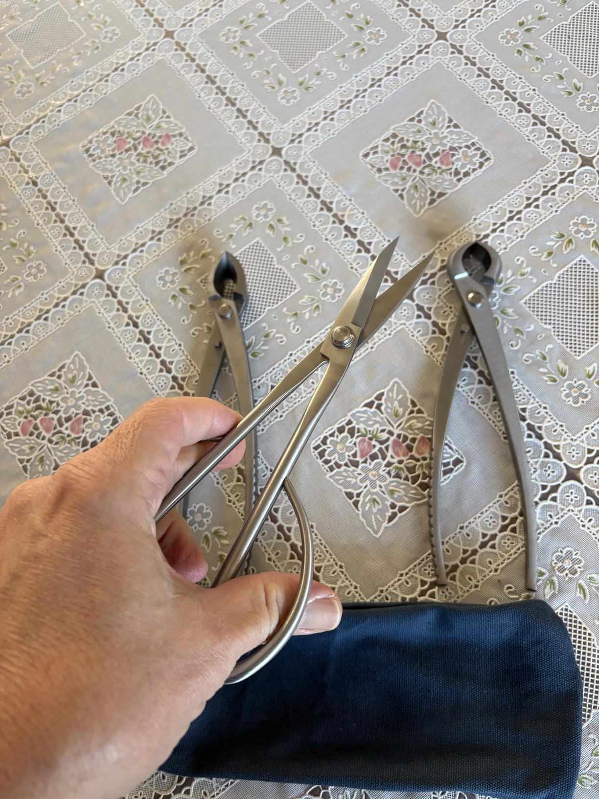 Bonsai Tools Set, 3-Piece Bonsai Tree Tools - Includes Knob Cutter, Concave Cutter, Bonsai Scissors for Precision Trimming and Plant Care, Bonsai Trimming Kit 3 tools customer photo 2