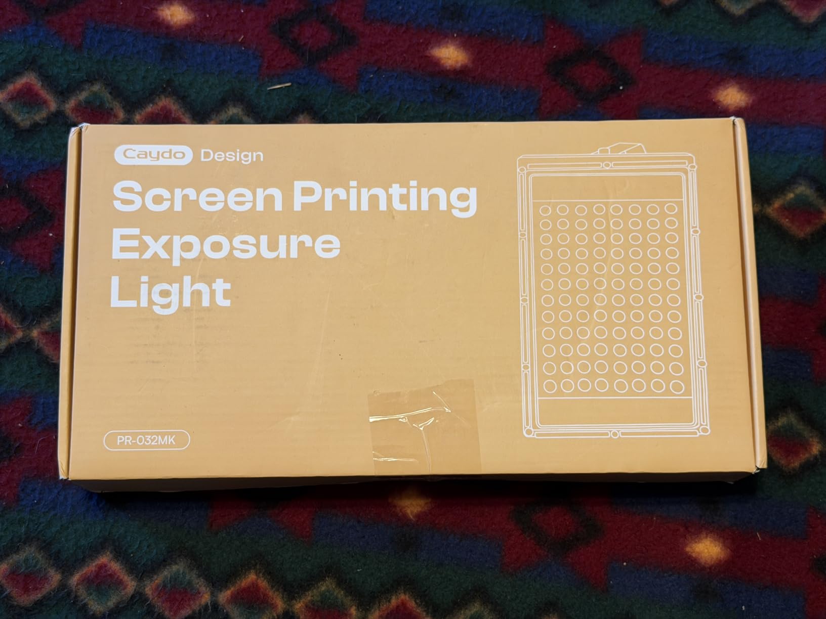 Caydo 50W LED Exposure Unit for Screen Printing | UV Screen Printing Curing Lamp with Light Stand, UV Light for Resin Curing and Cyanotypes customer photo 1