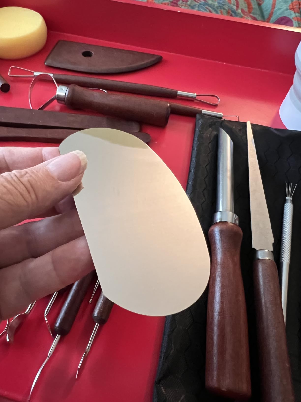 Clay Tools Clay Sculpting Kit Modeling Carving Tools Set for Pottery Clay | 33 PCS Pottery Tools Kit Shaping & Dotting Supplies for Beginners Adults customer photo 2