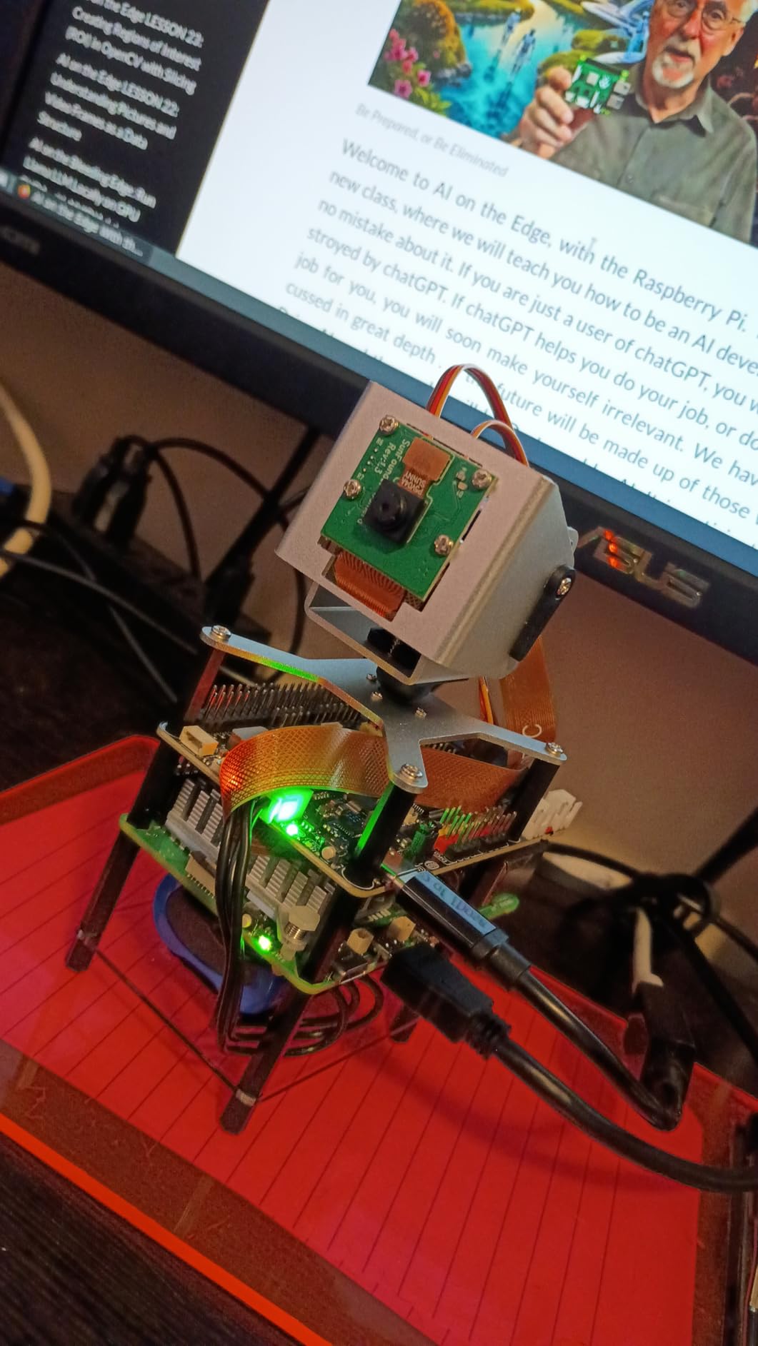 AI Fusion Lab Kit for Raspberry Pi 5/4/3B+/Zero 2w, LLMs ChatGPT/Gemini/Grok, YOLO&OpenCV & MediaPipe, Python, Video Courses for Beginners Engineers customer photo 1