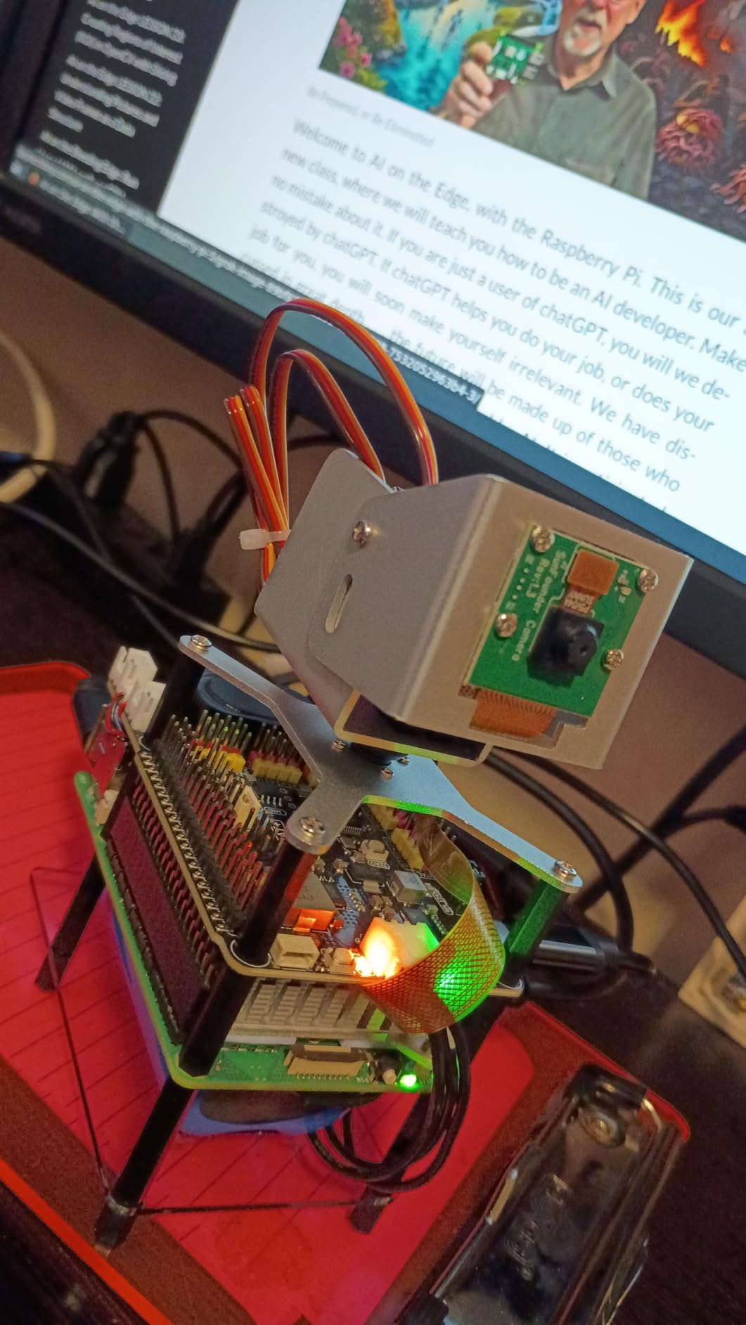 AI Fusion Lab Kit for Raspberry Pi 5/4/3B+/Zero 2w, LLMs ChatGPT/Gemini/Grok, YOLO&OpenCV & MediaPipe, Python, Video Courses for Beginners Engineers customer photo 2