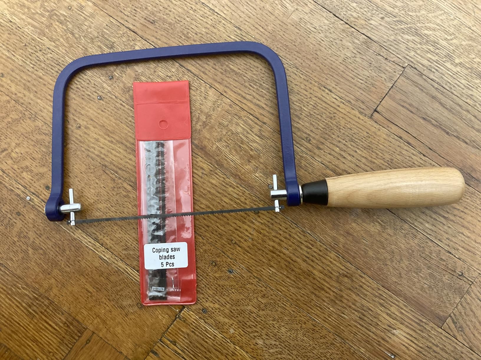 Coping Saw Frame Set with 5 Replacement Blades for Wood, Metal & Plastic customer photo 1