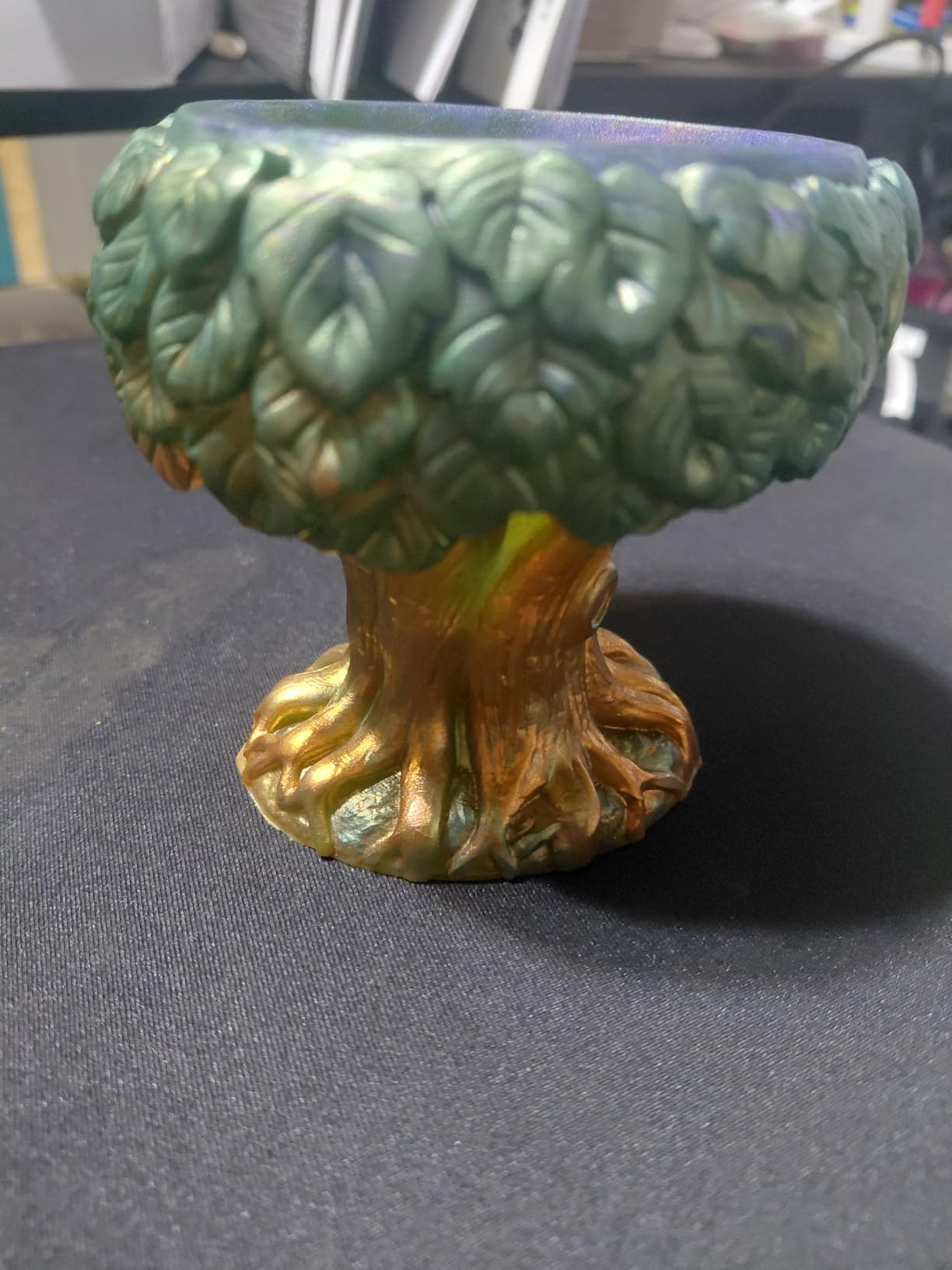 Lush Tree Shaped Silicone Planter Mold, 3D Plant Pot Resin Cement Concrete Molds, Unique Storage Container Candle Holder Jewelry Trinket Box Molds, Epoxy Resin Art Craft Mold Home Decor customer photo 1