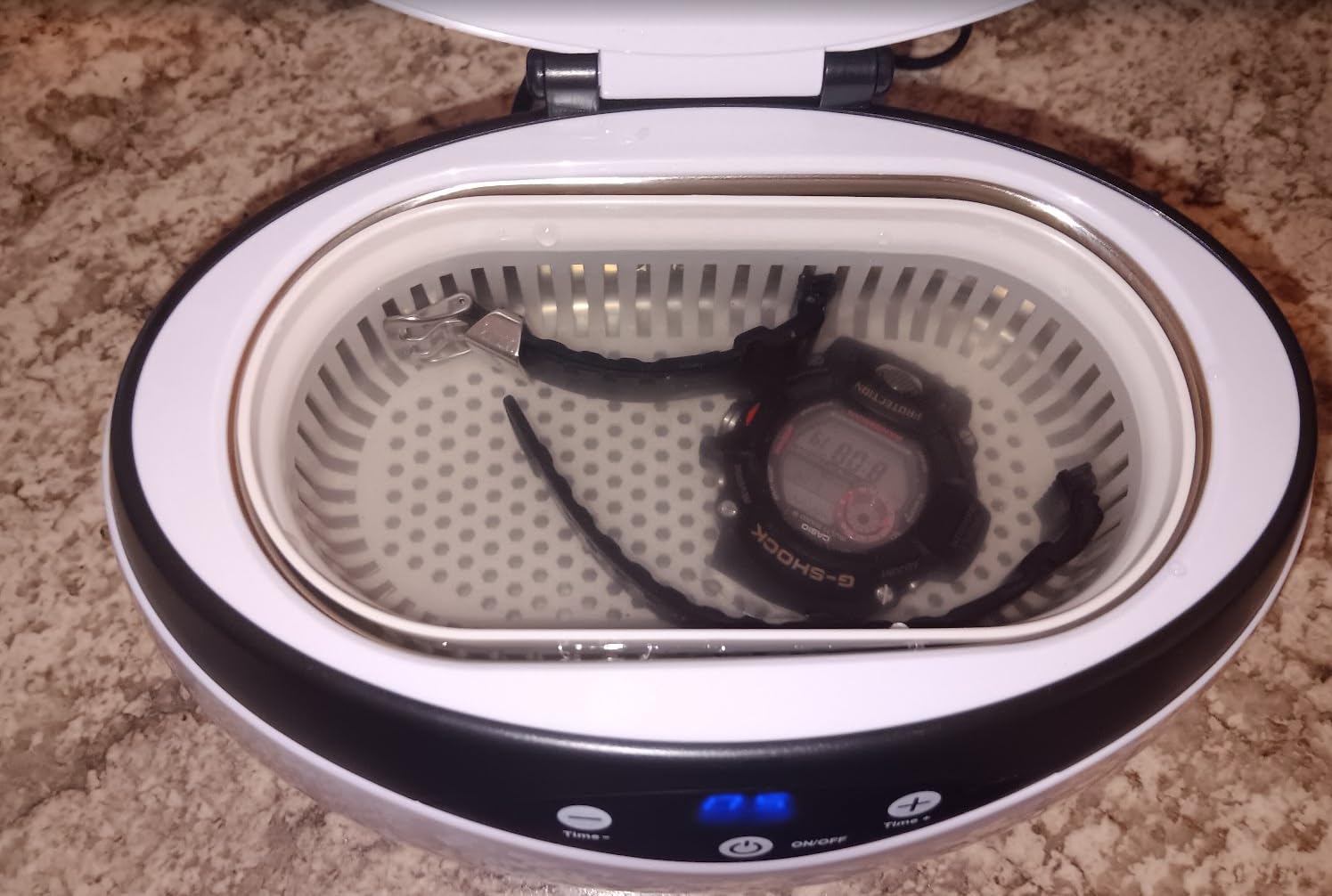 Silver Jewelry Cleaner 650ml (22oz), 42kHz Ultrasonic Jewelry Cleaner Machine, Ultrasonic Cleaner for Rings, Jewelry, Silver, Eyeglasses, Earrings, Watches, 5 Cleaning Modes for Home customer photo 2