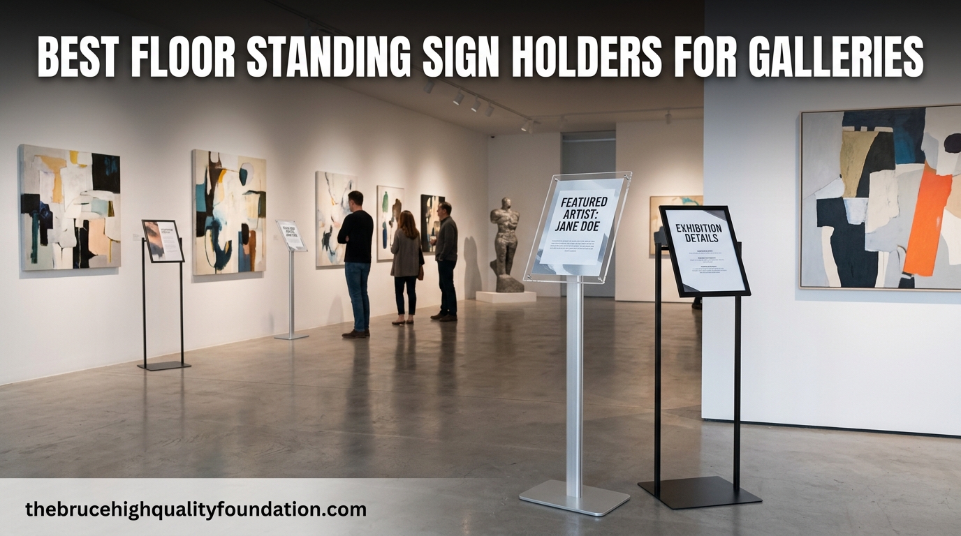 Best Floor Standing Sign Holders for Galleries