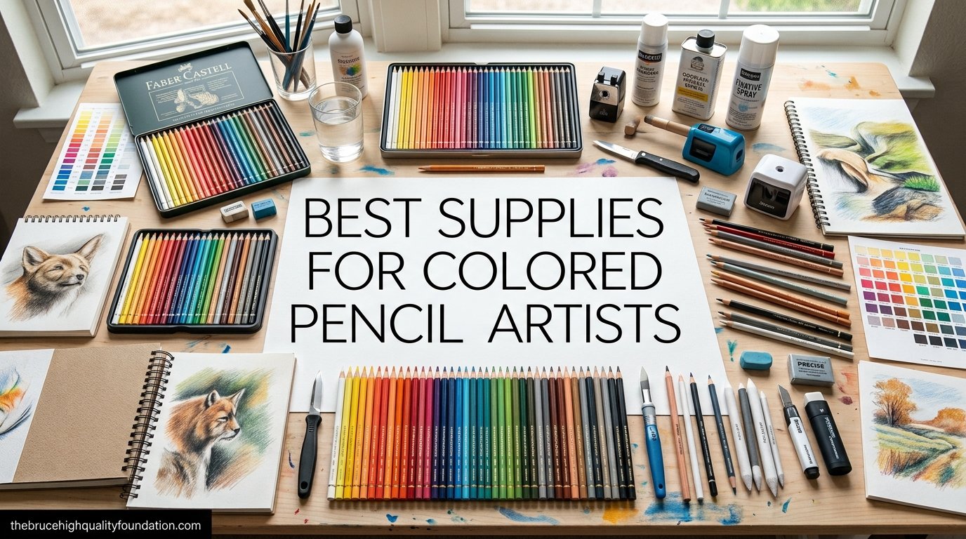 best supplies for colored pencil artists