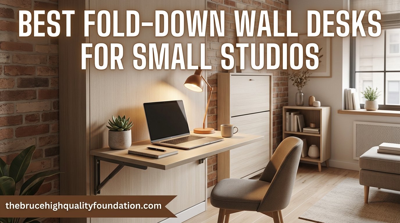 best fold down wall desks for small studios