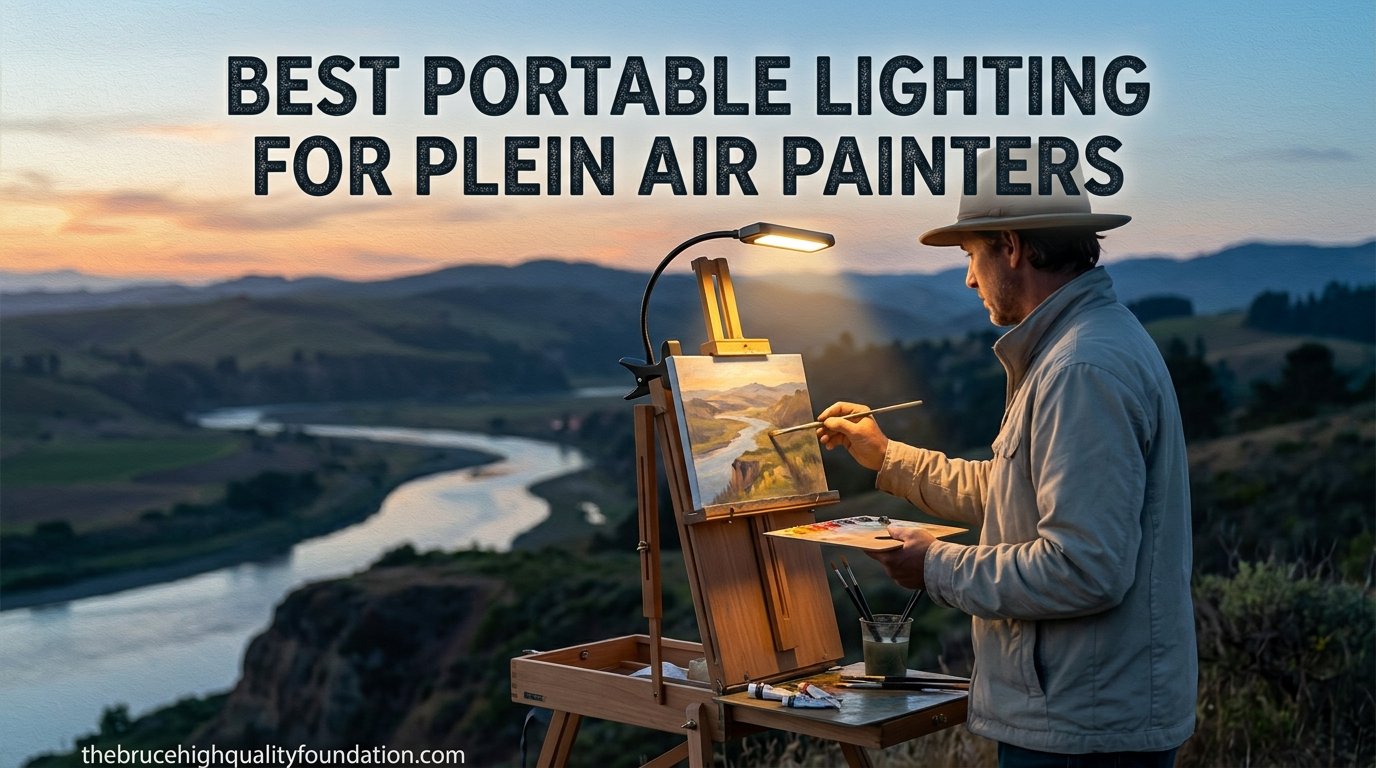best portable lighting for plein air painters