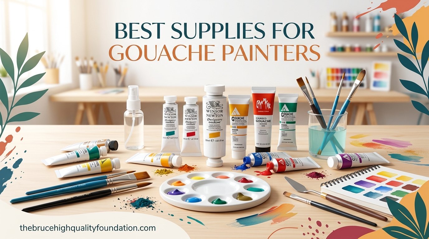 best supplies for gouache painters