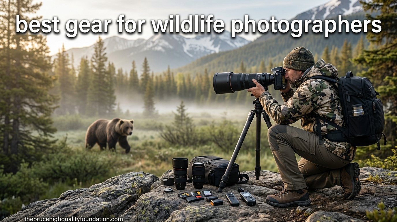 best gear for wildlife photographers
