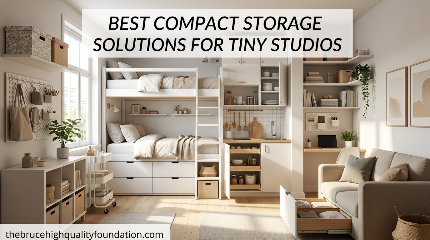 best compact storage solutions for tiny studios