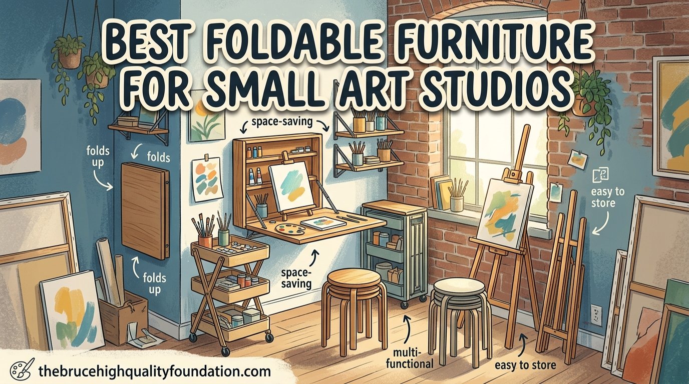 best foldable furniture for small art studios
