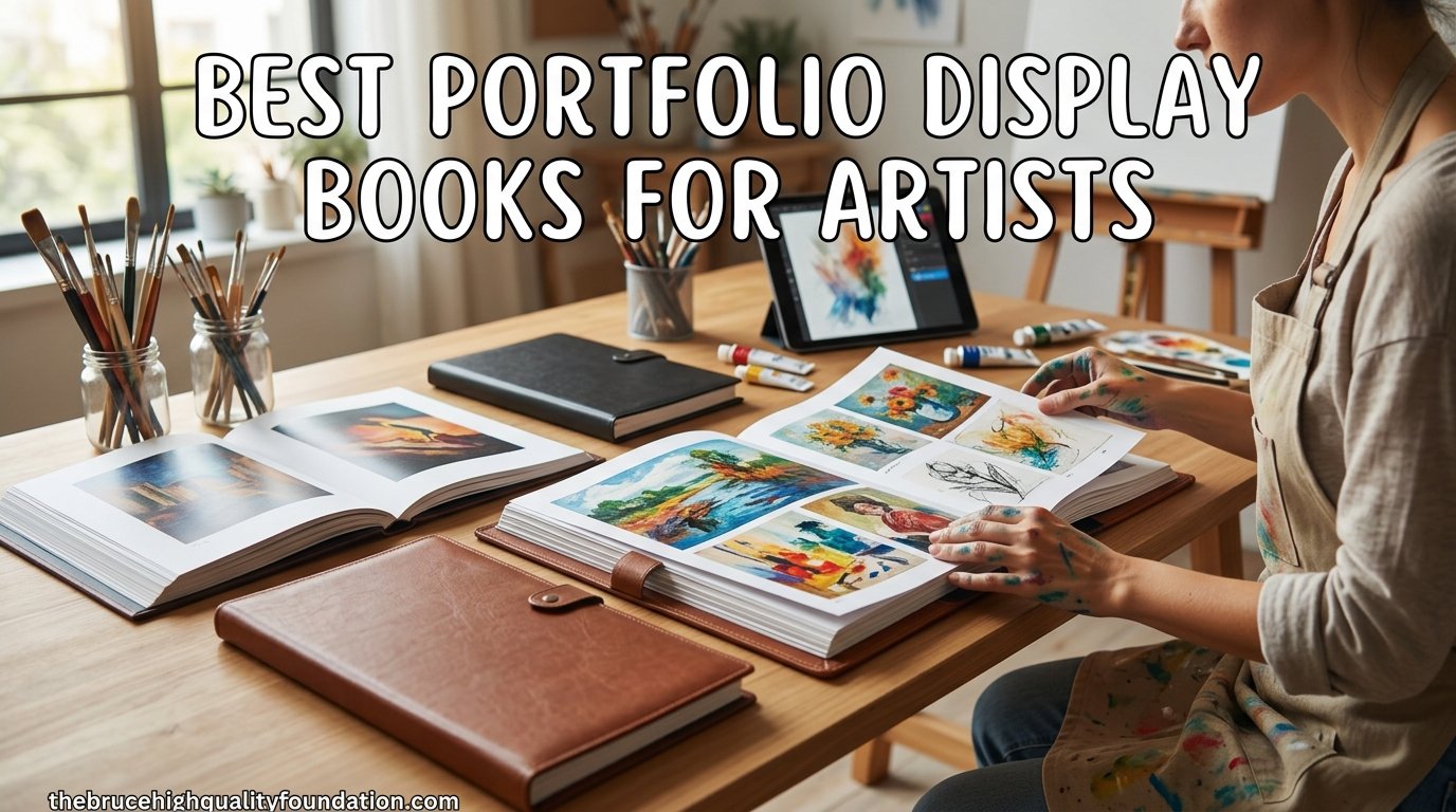 best portfolio display books for artists