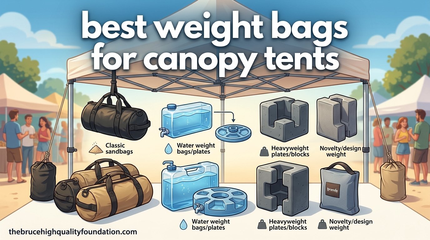 best weight bags for canopy tents