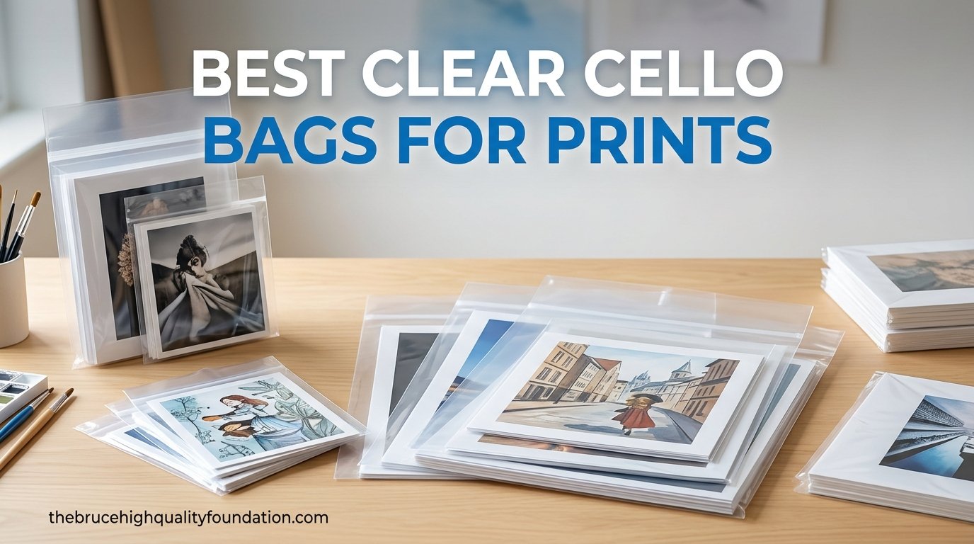 best clear cello bags for prints