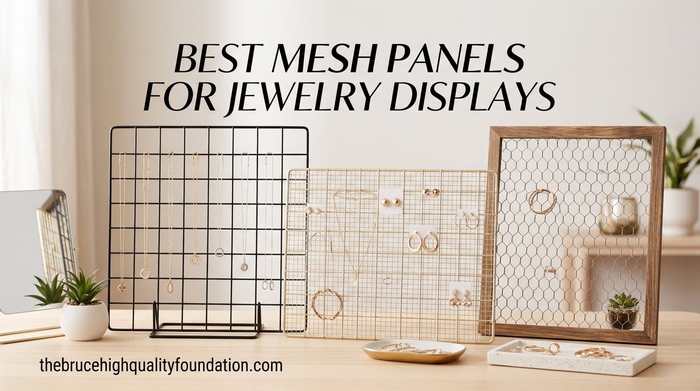 best mesh panels for jewelry displays