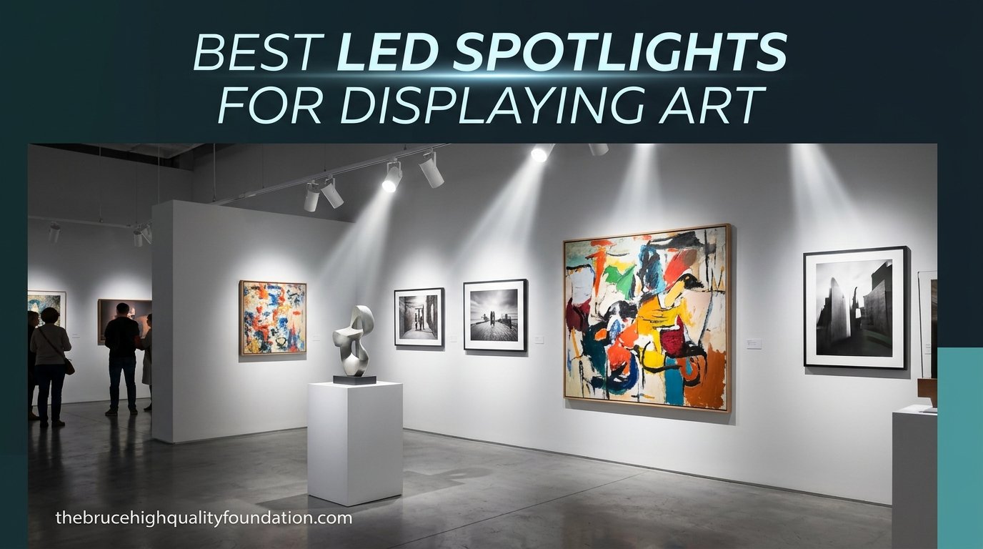 best LED spotlights for displaying art