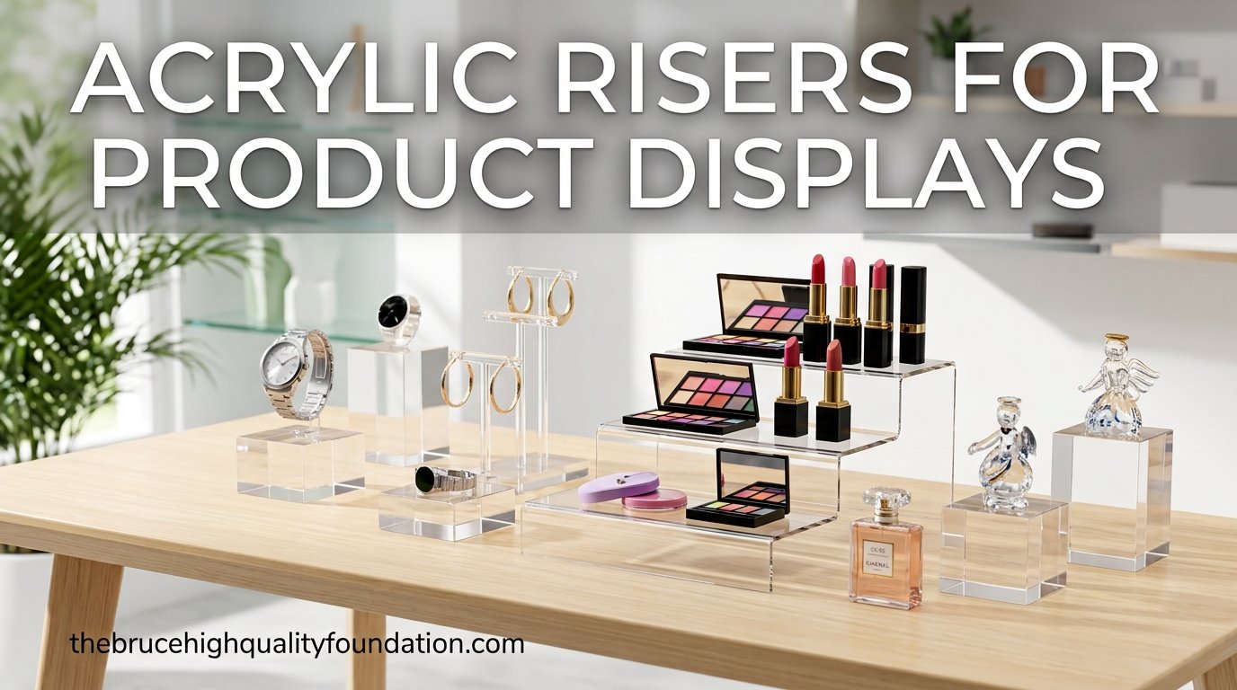 best acrylic risers for product displays