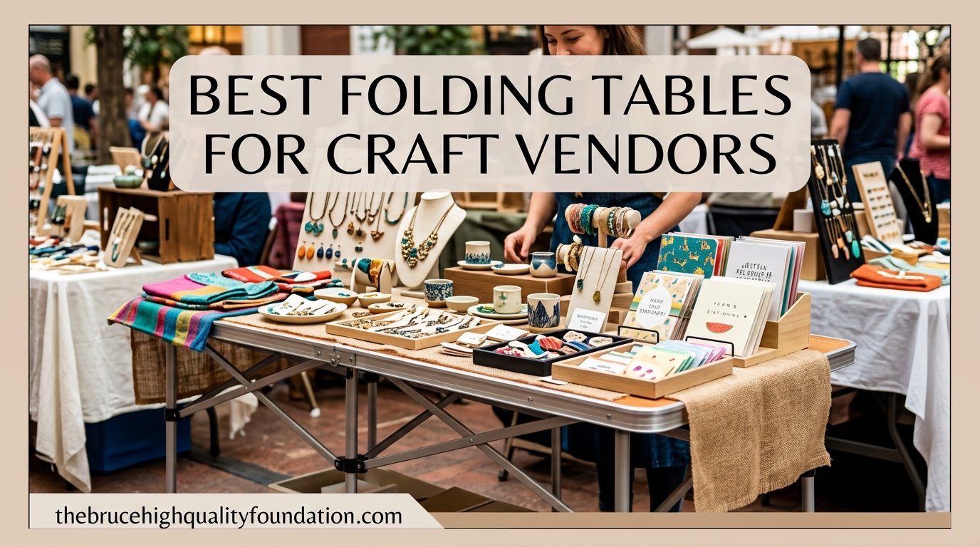 best folding tables for craft vendors