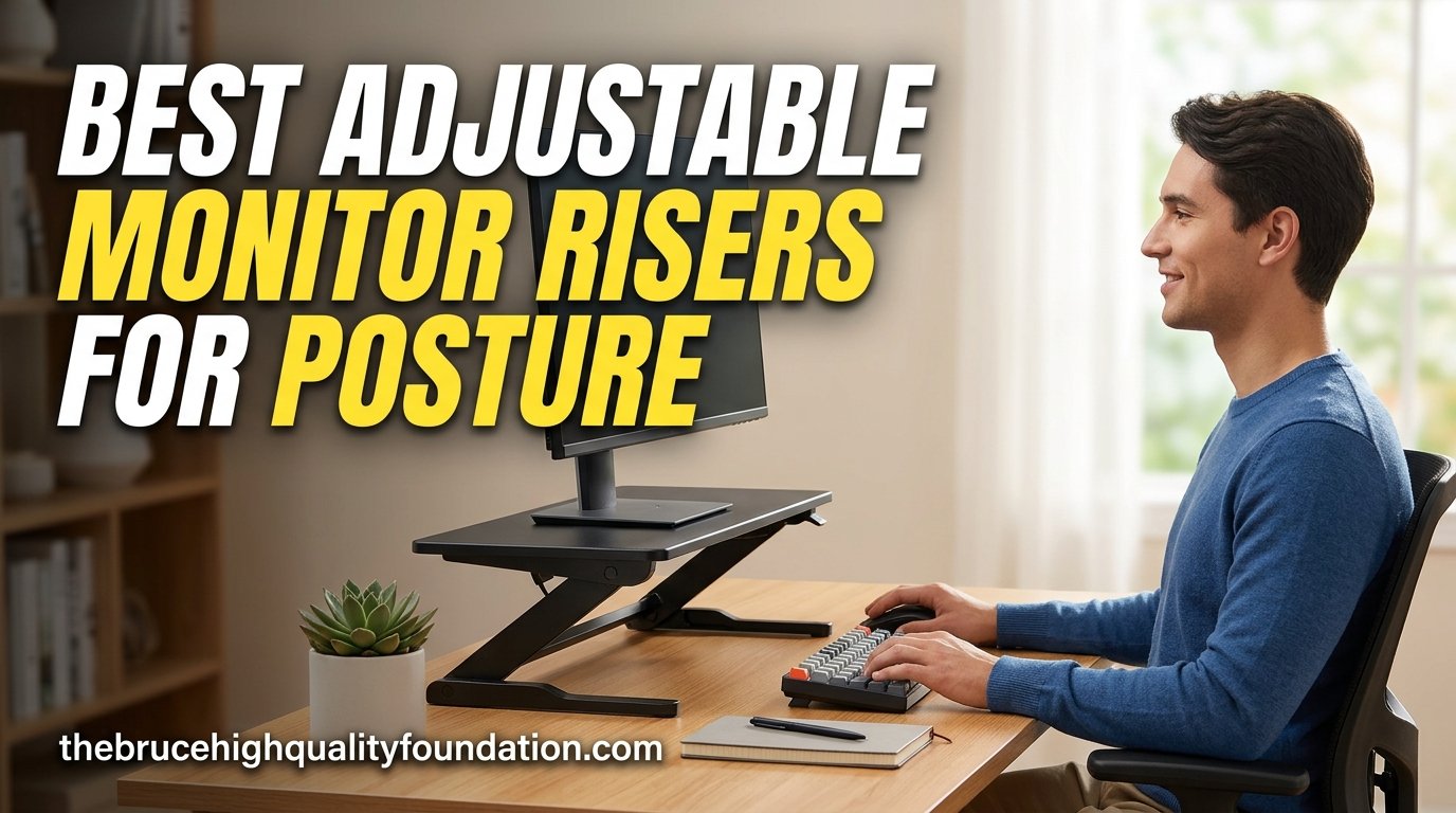 best adjustable monitor risers for posture