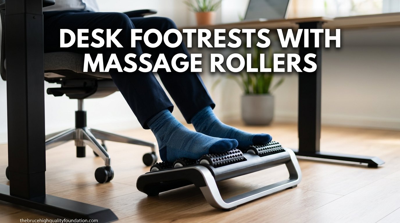 best desk footrests with massage rollers
