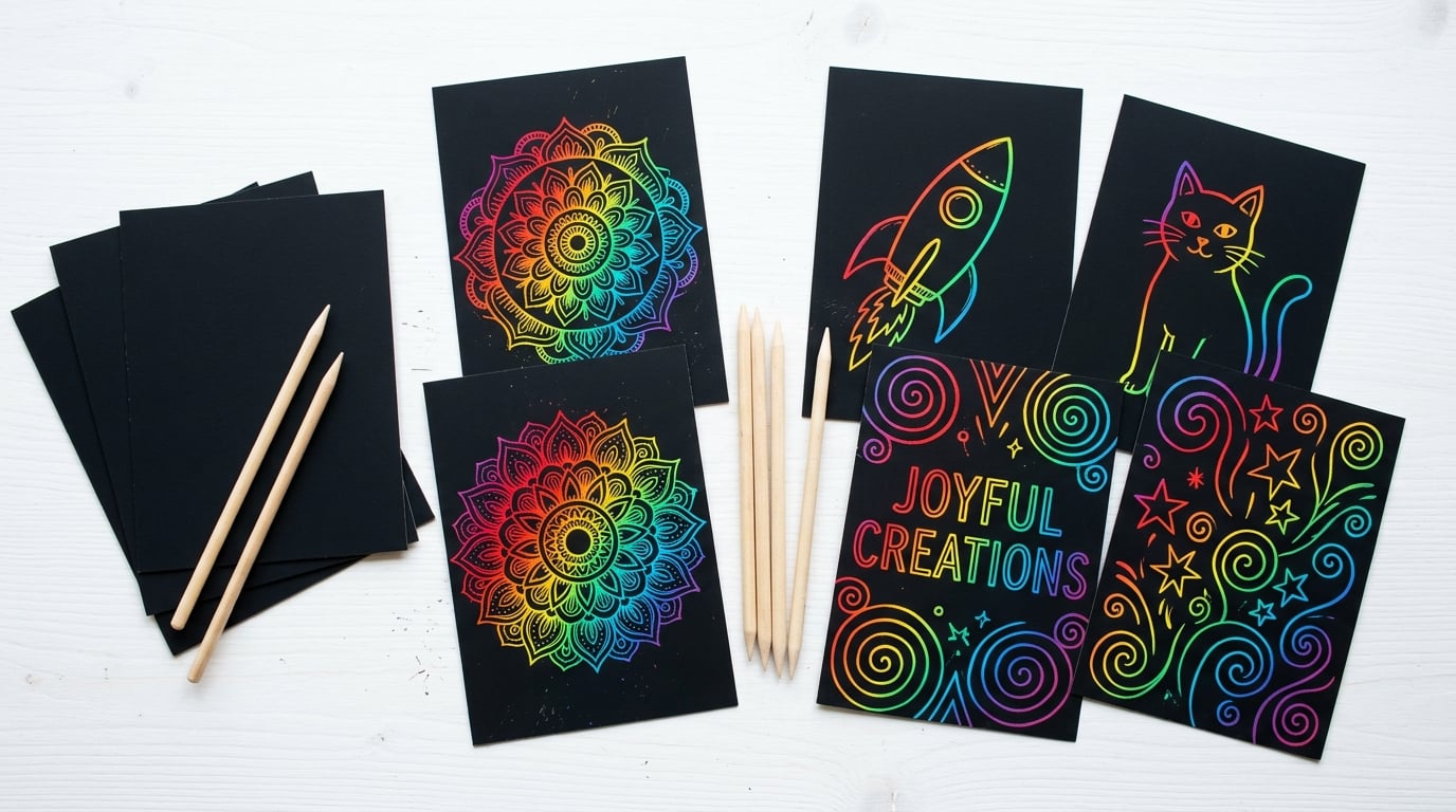 best scratch art kits for kids