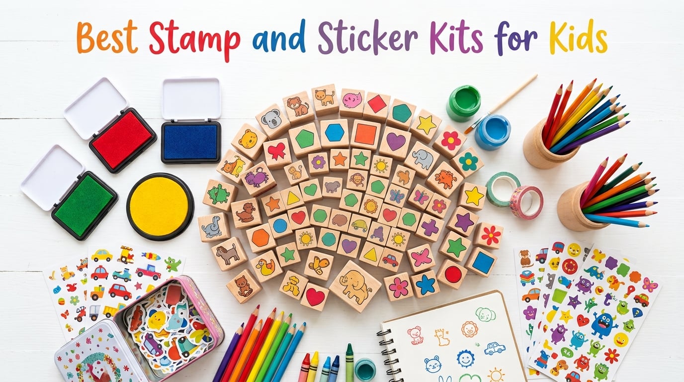 best stamp and sticker kits for kids