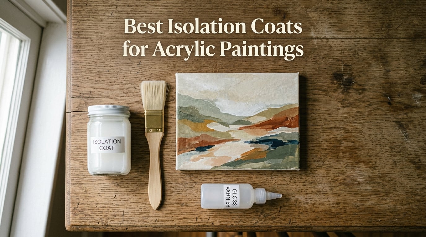 best isolation coats for acrylic paintings