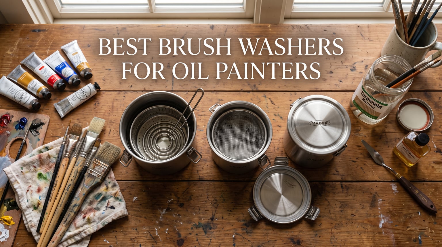 best brush washers for oil painters