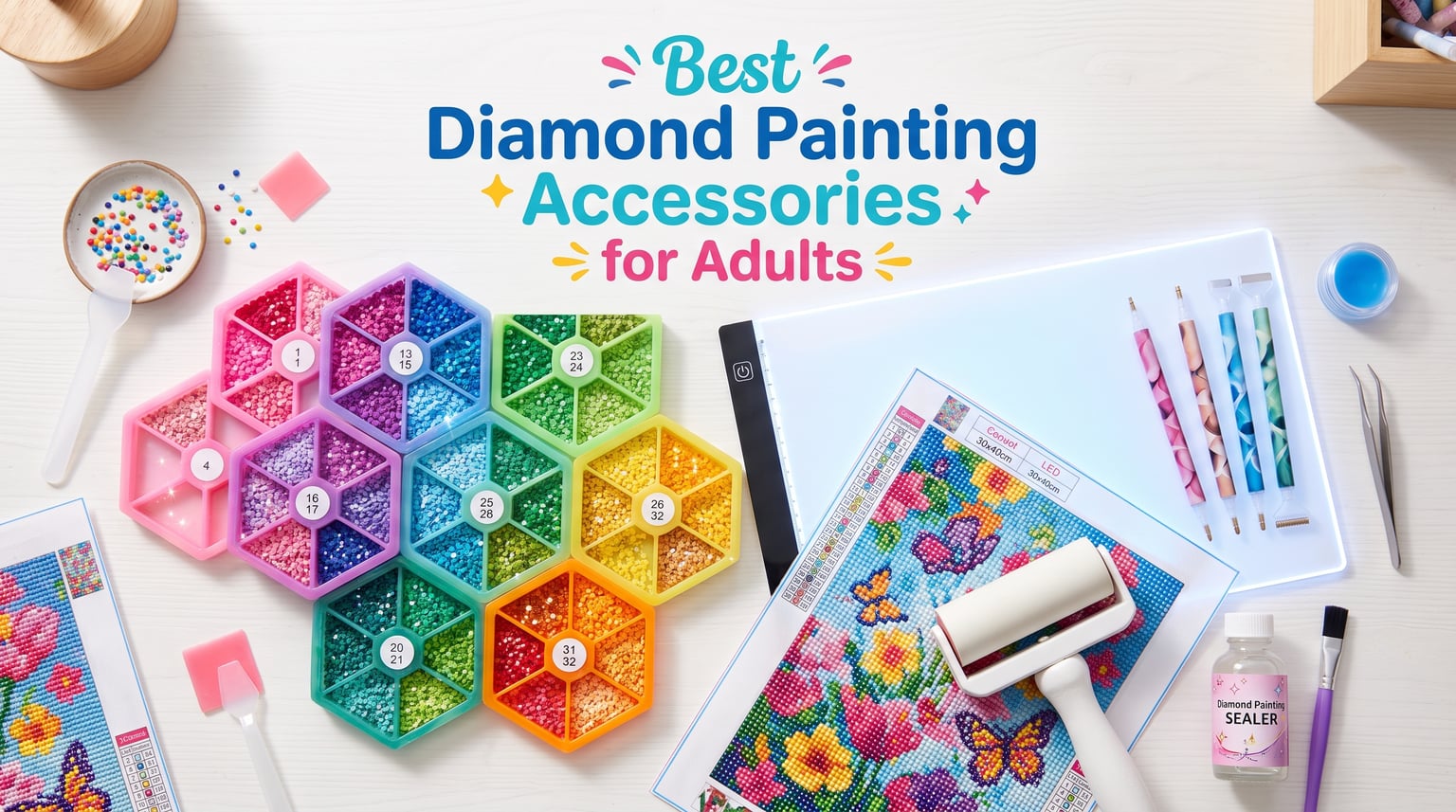 best diamond painting accessories for adults