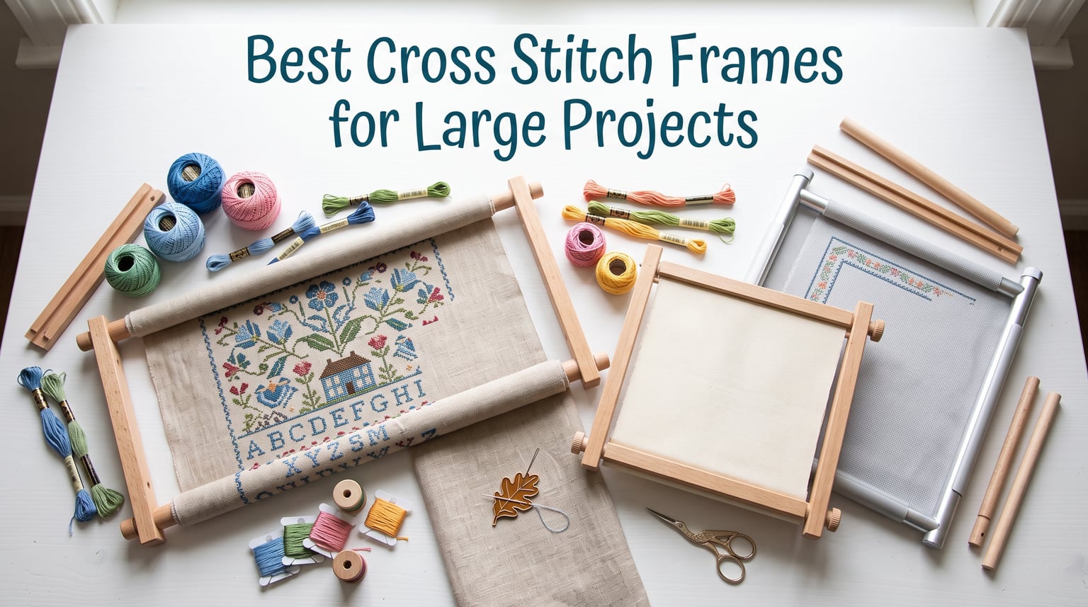 best cross stitch frames for large projects