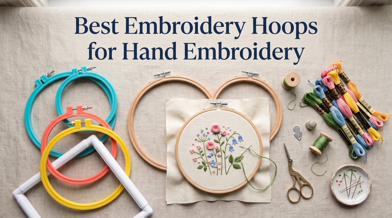 best embroidery hoops for hand embroidery