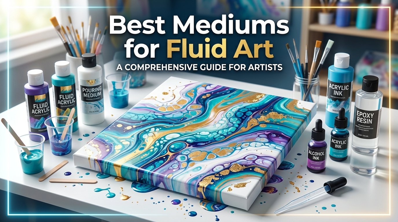 best mediums for fluid art