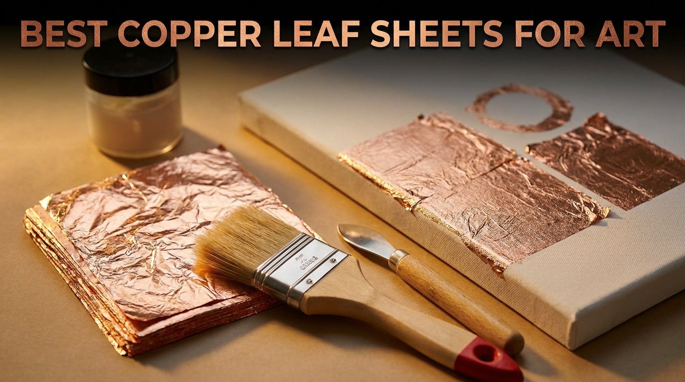 best copper leaf sheets for art