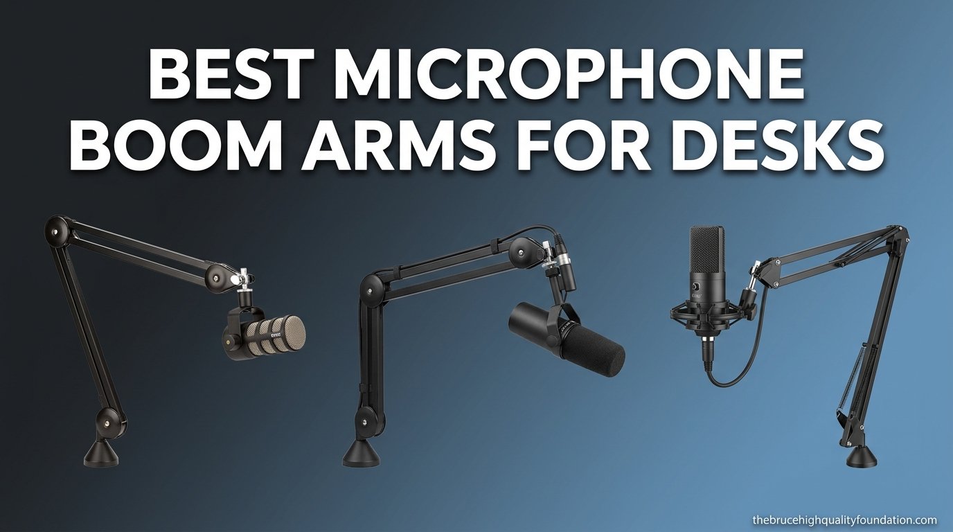 best microphone boom arms for desks