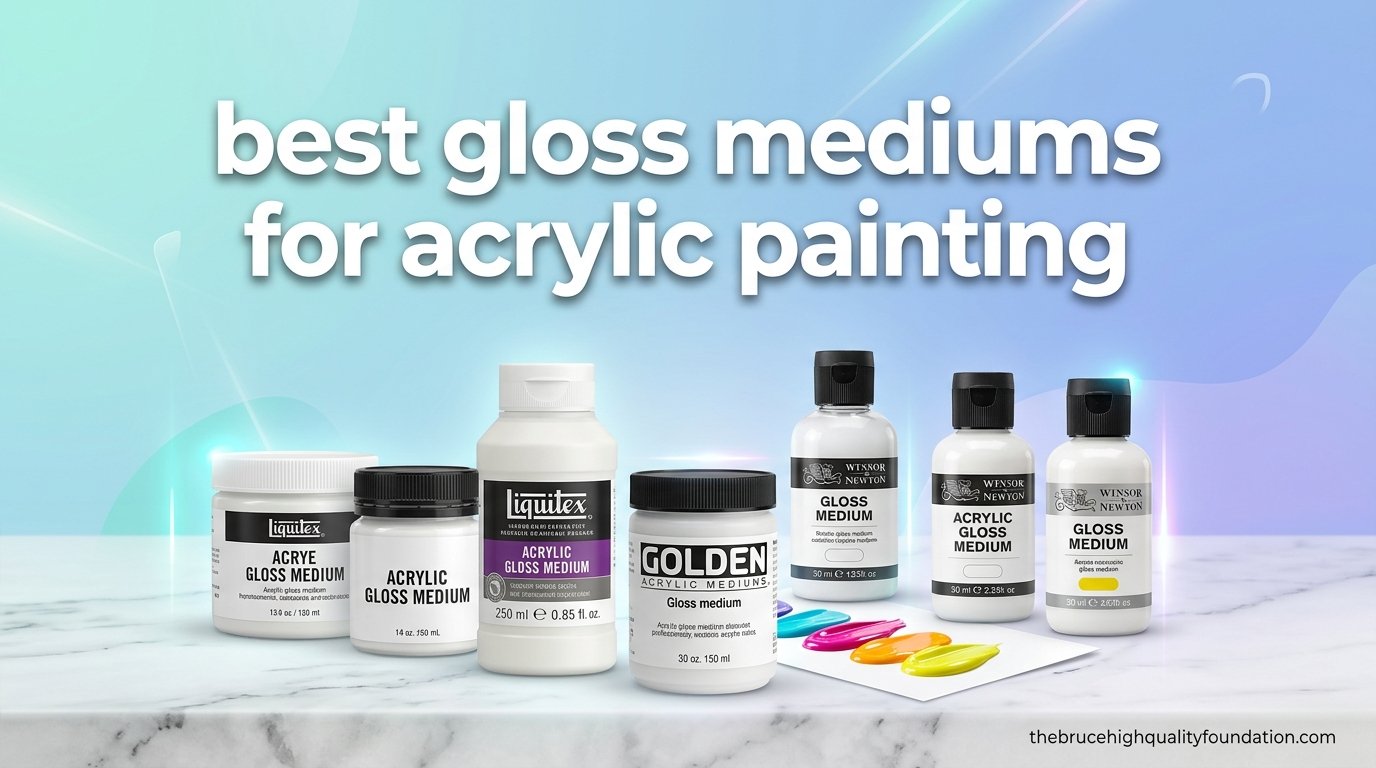 best gloss mediums for acrylic painting