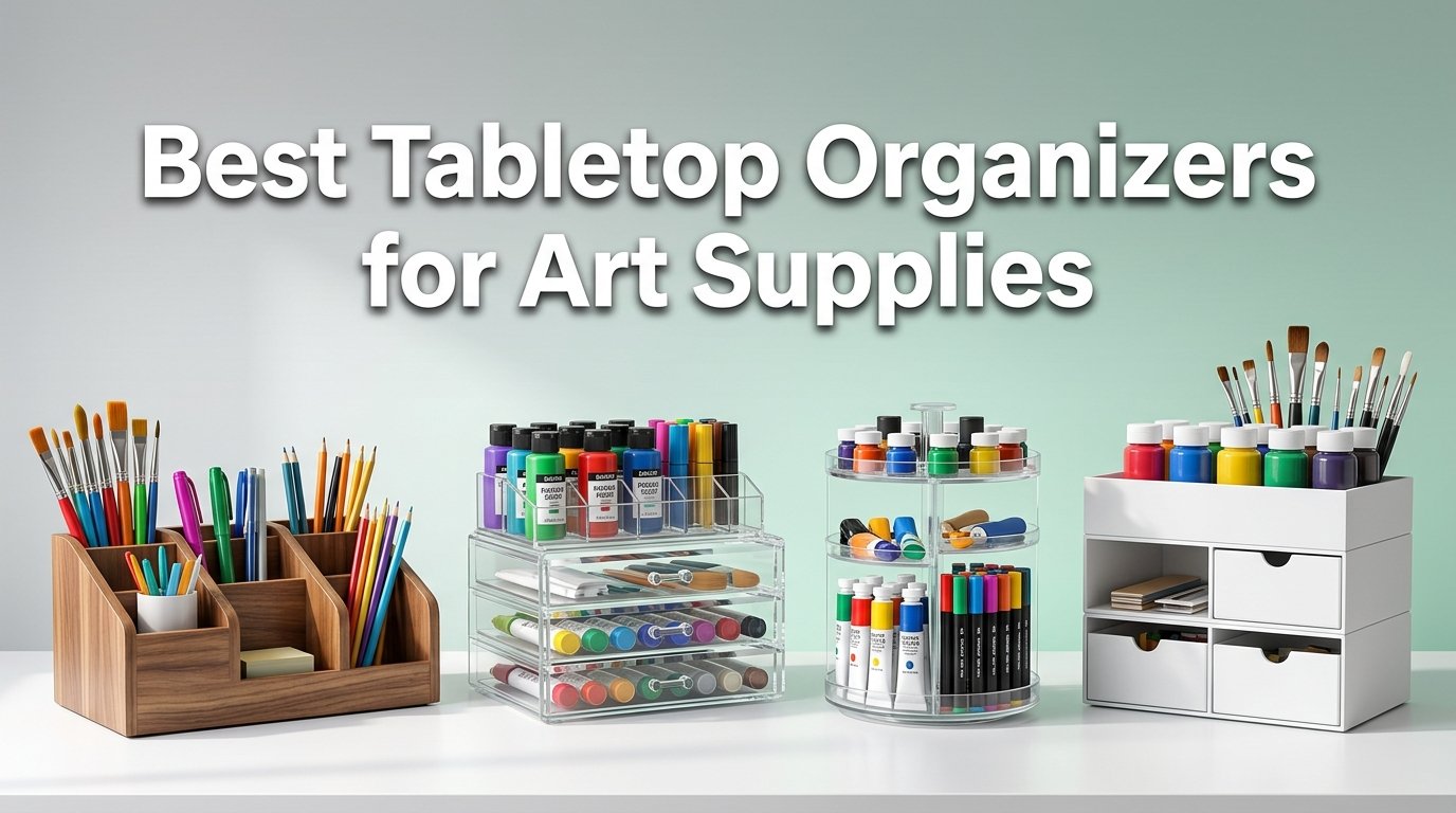best tabletop organizers for art supplies