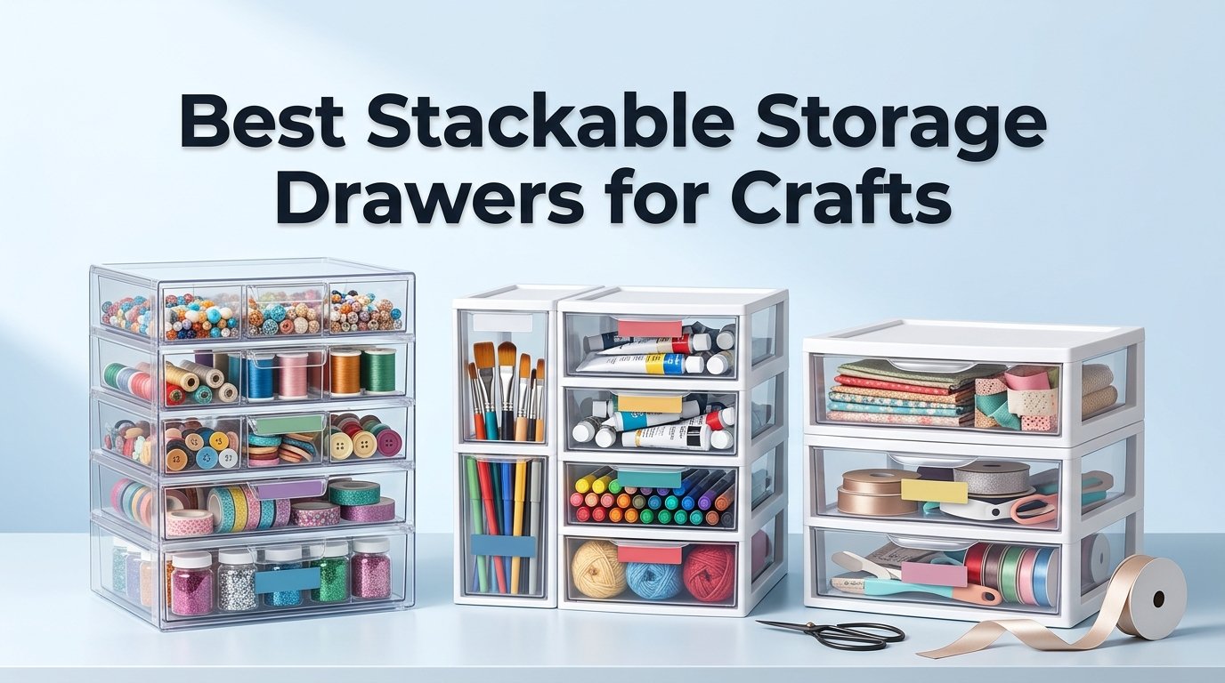 best stackable storage drawers for crafts