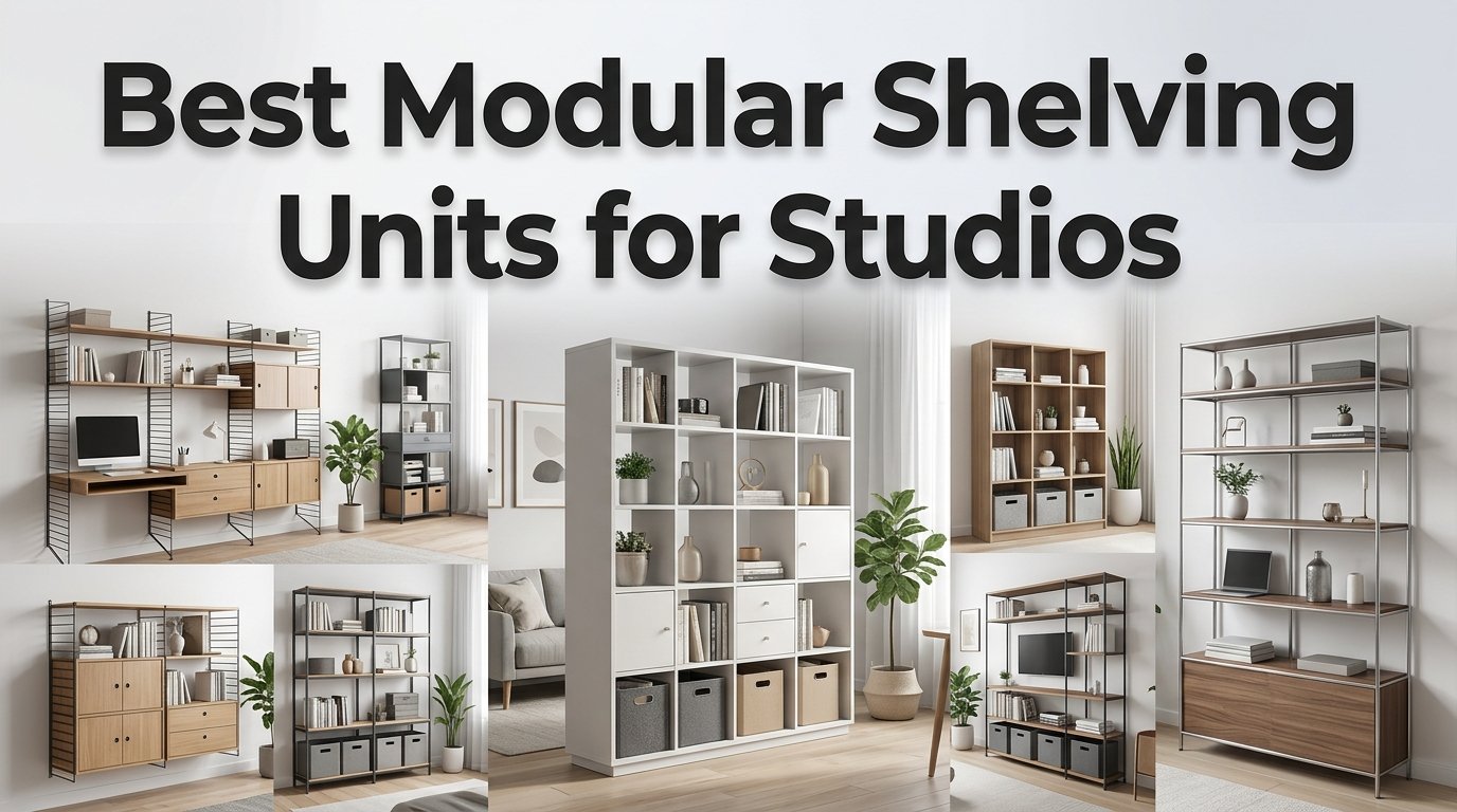 best modular shelving units for studios