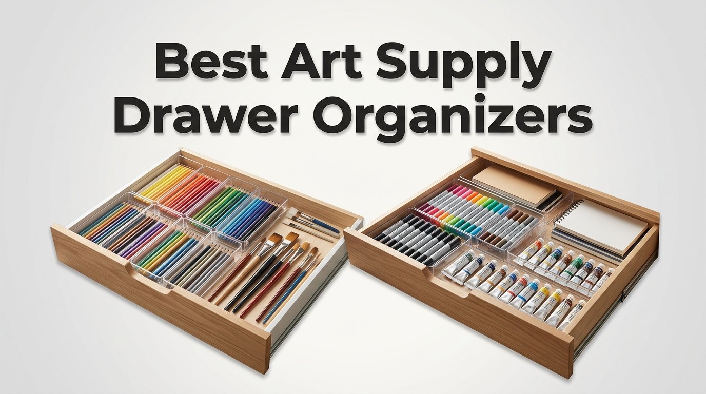 best storage drawer organizers for art supplies