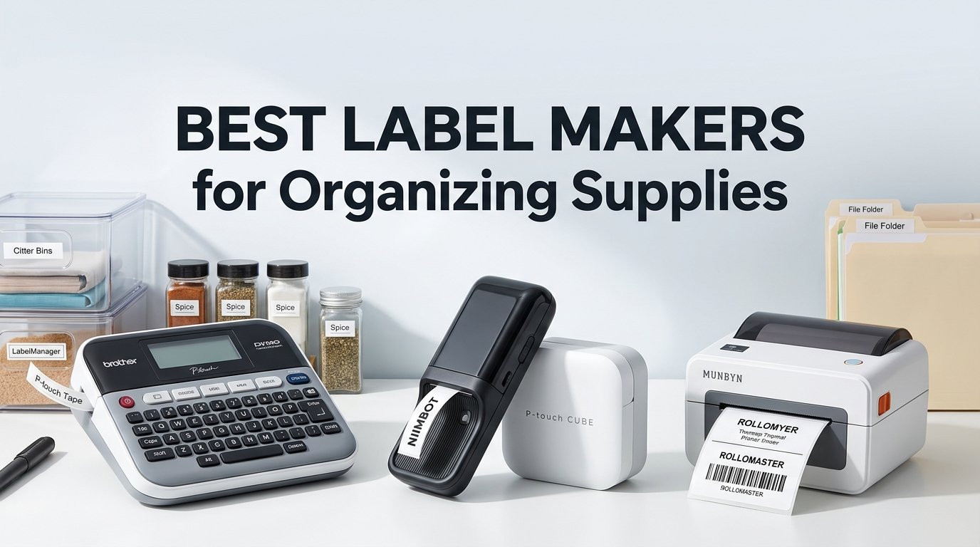 best label makers for organizing supplies