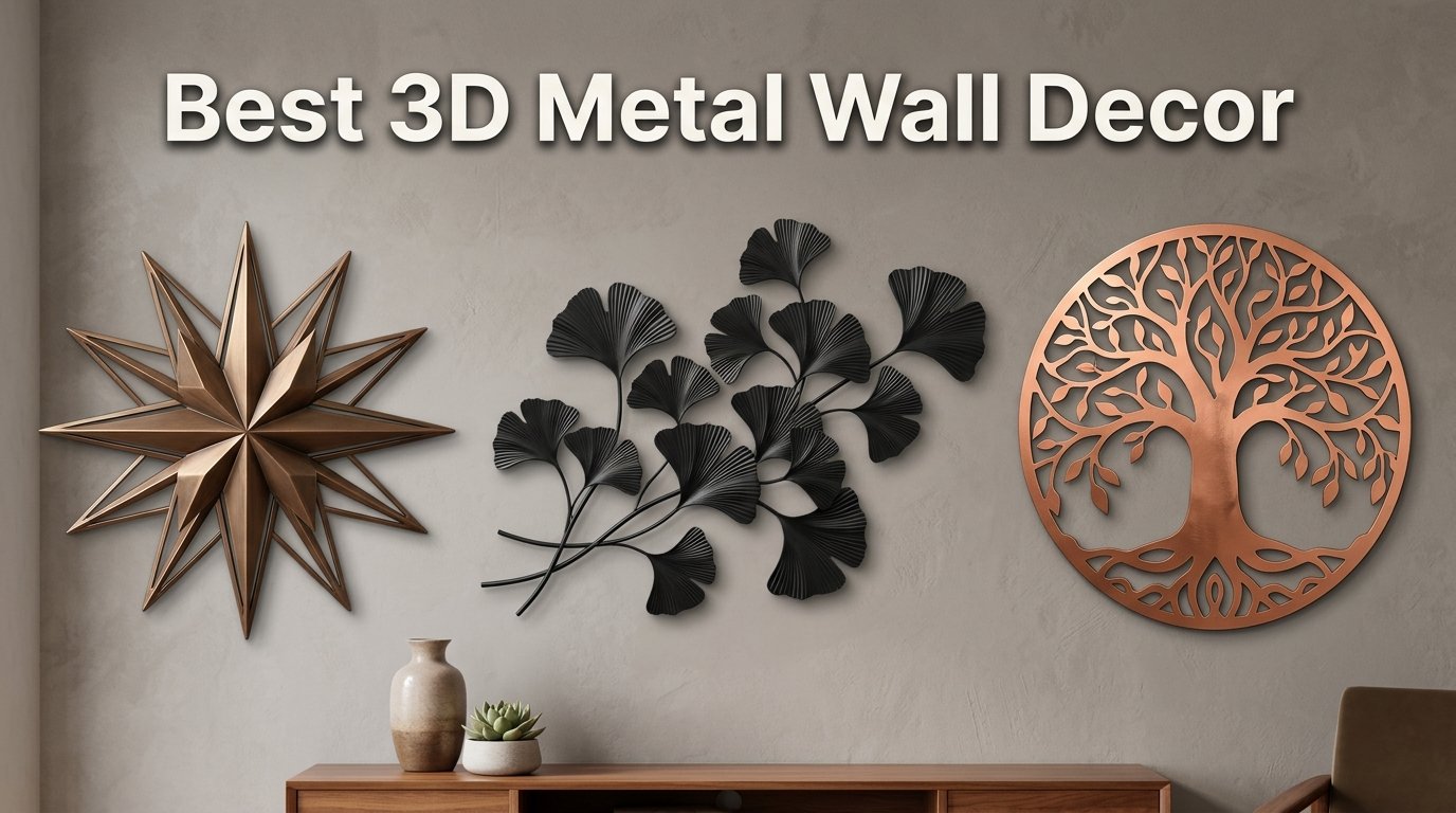 best 3D metal wall decor